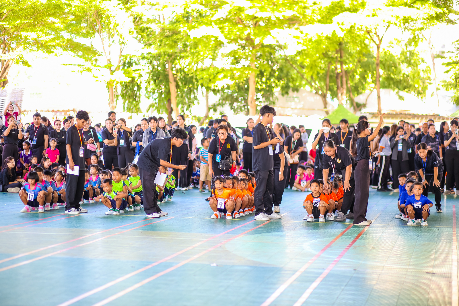 ภาพบรรยากาศการเดินตัวหนอน ระดับปฐมวัย (20/07/69)