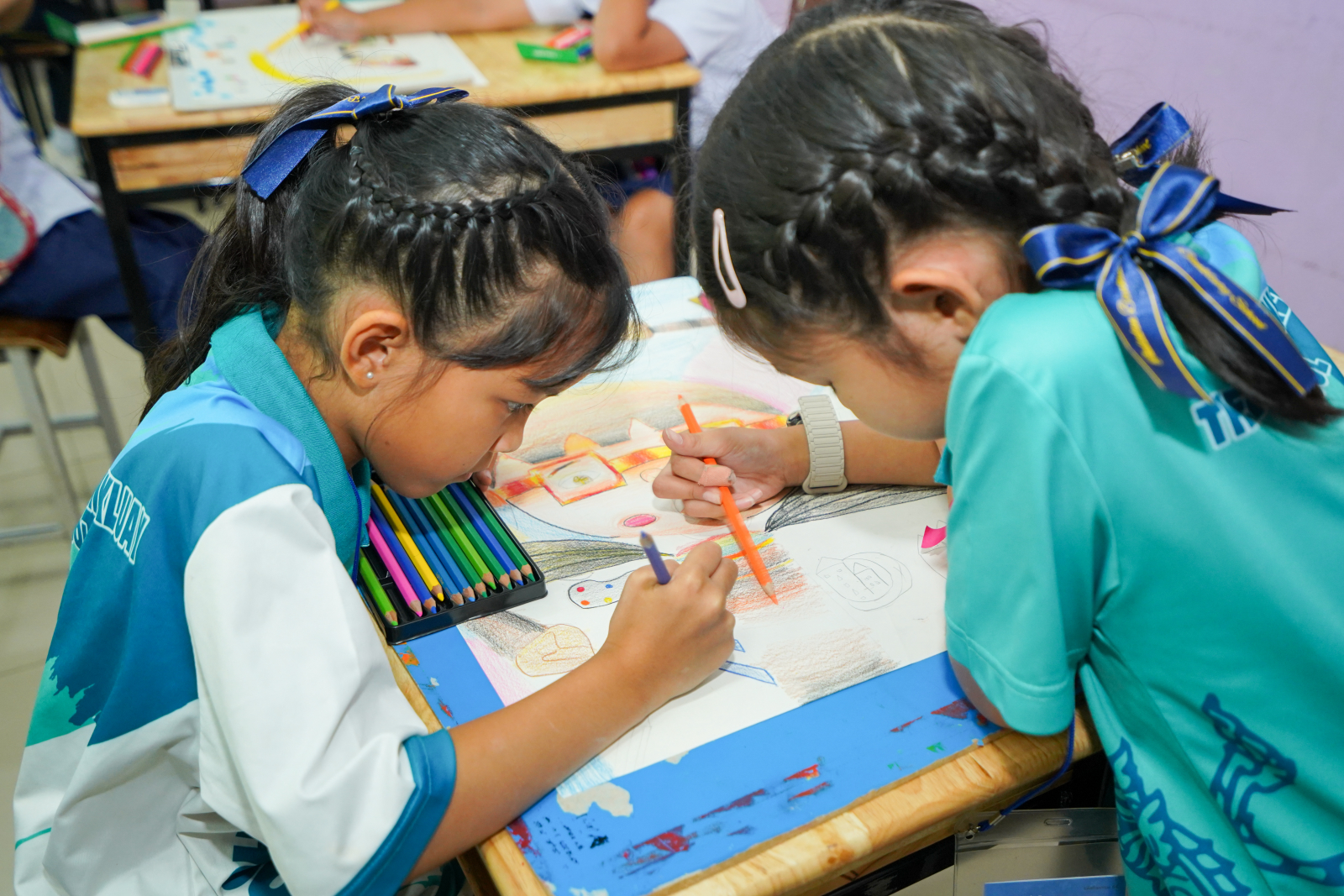 รวมภาพบรรยากาศวาดภาพระบายสี ทุกระดับชั้น (20/07/69)