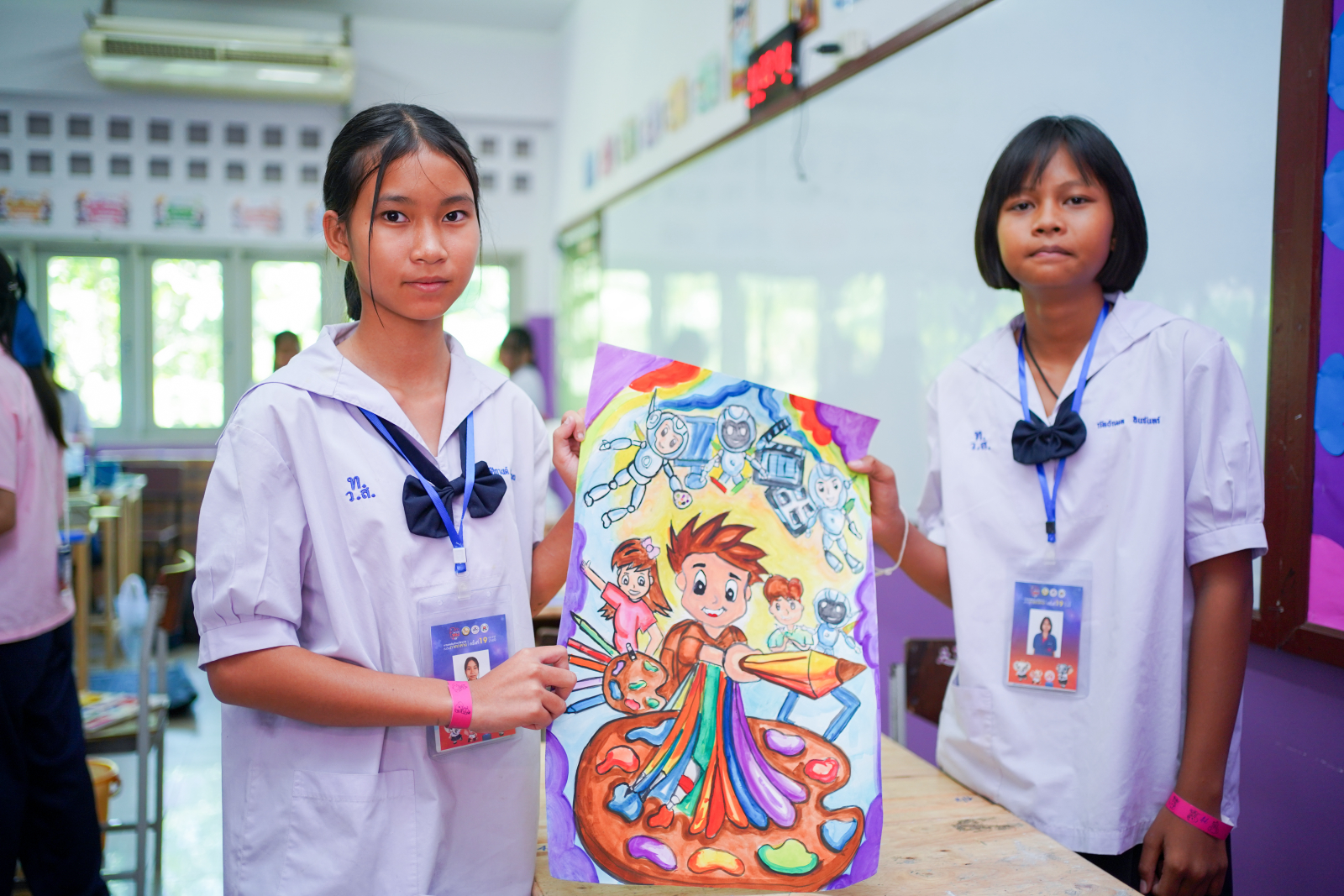 รวมภาพบรรยากาศวาดภาพระบายสี ทุกระดับชั้น (20/07/69)