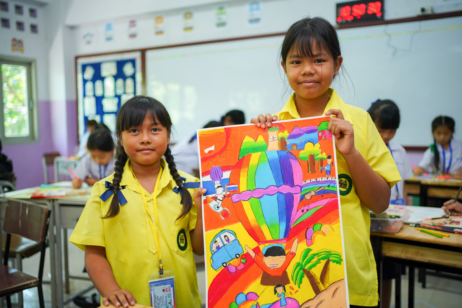 รวมภาพบรรยากาศวาดภาพระบายสี ทุกระดับชั้น (20/07/69)