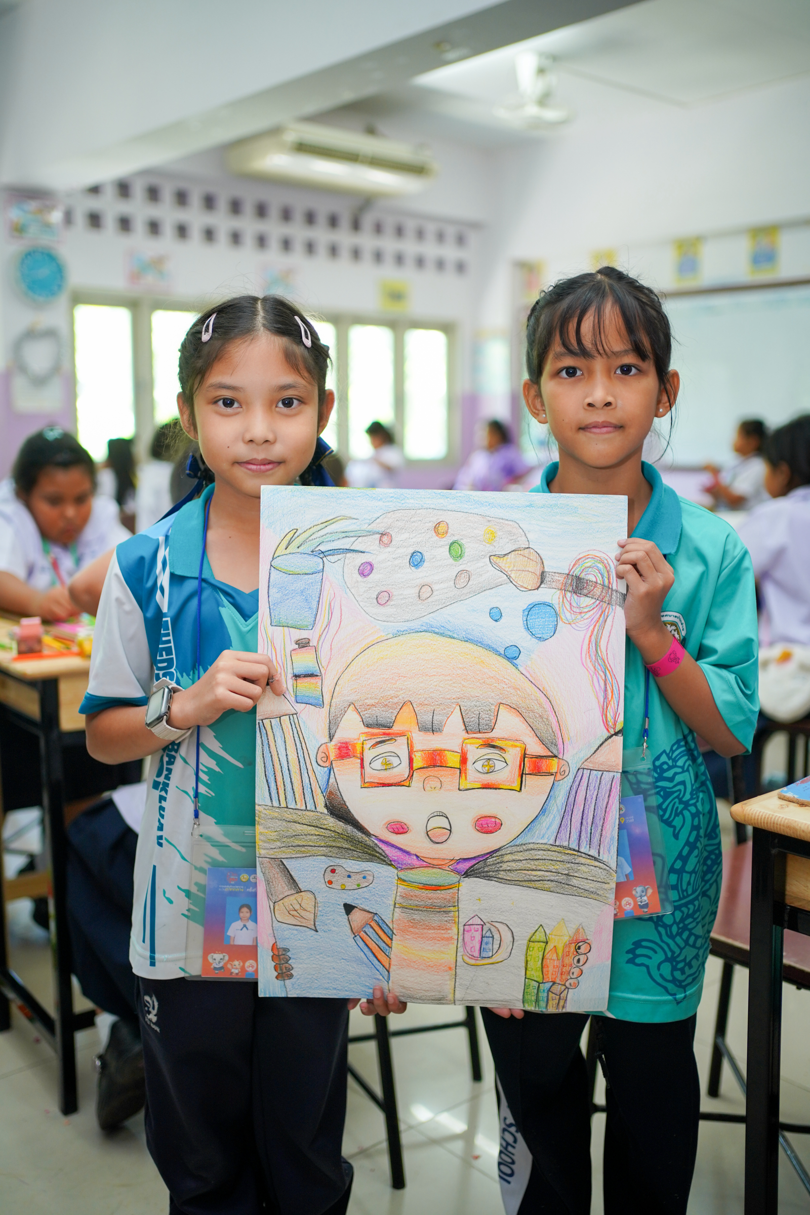 รวมภาพบรรยากาศวาดภาพระบายสี ทุกระดับชั้น (20/07/69)