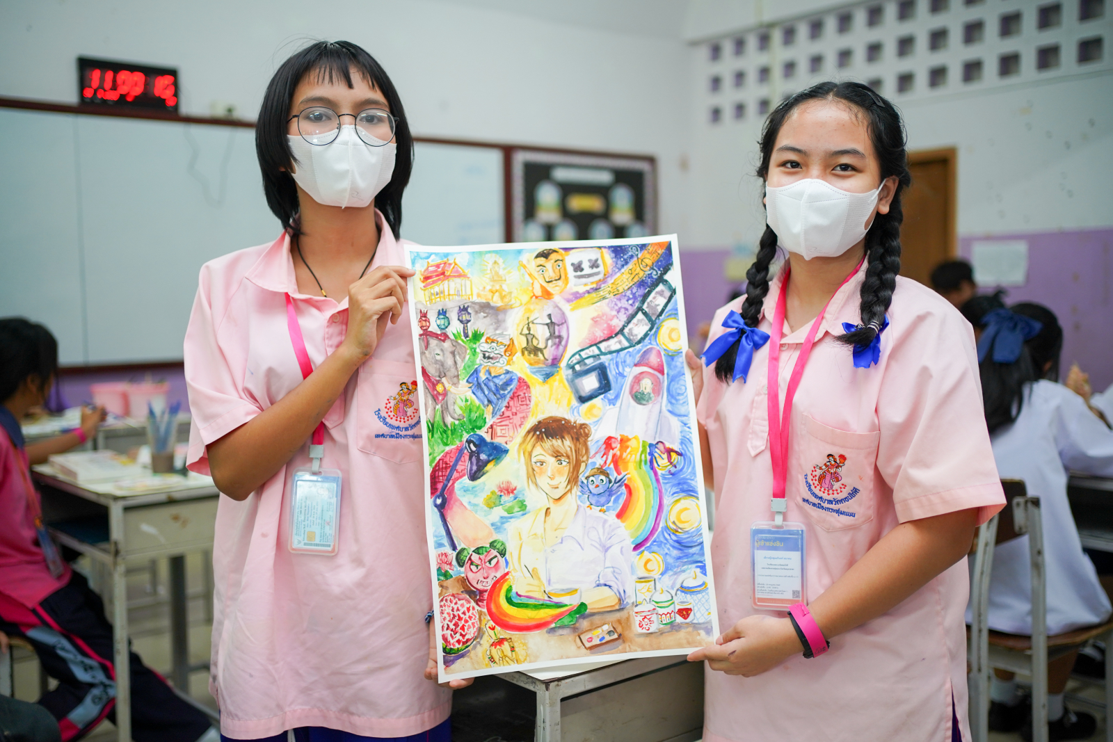 รวมภาพบรรยากาศวาดภาพระบายสี ทุกระดับชั้น (20/07/69)