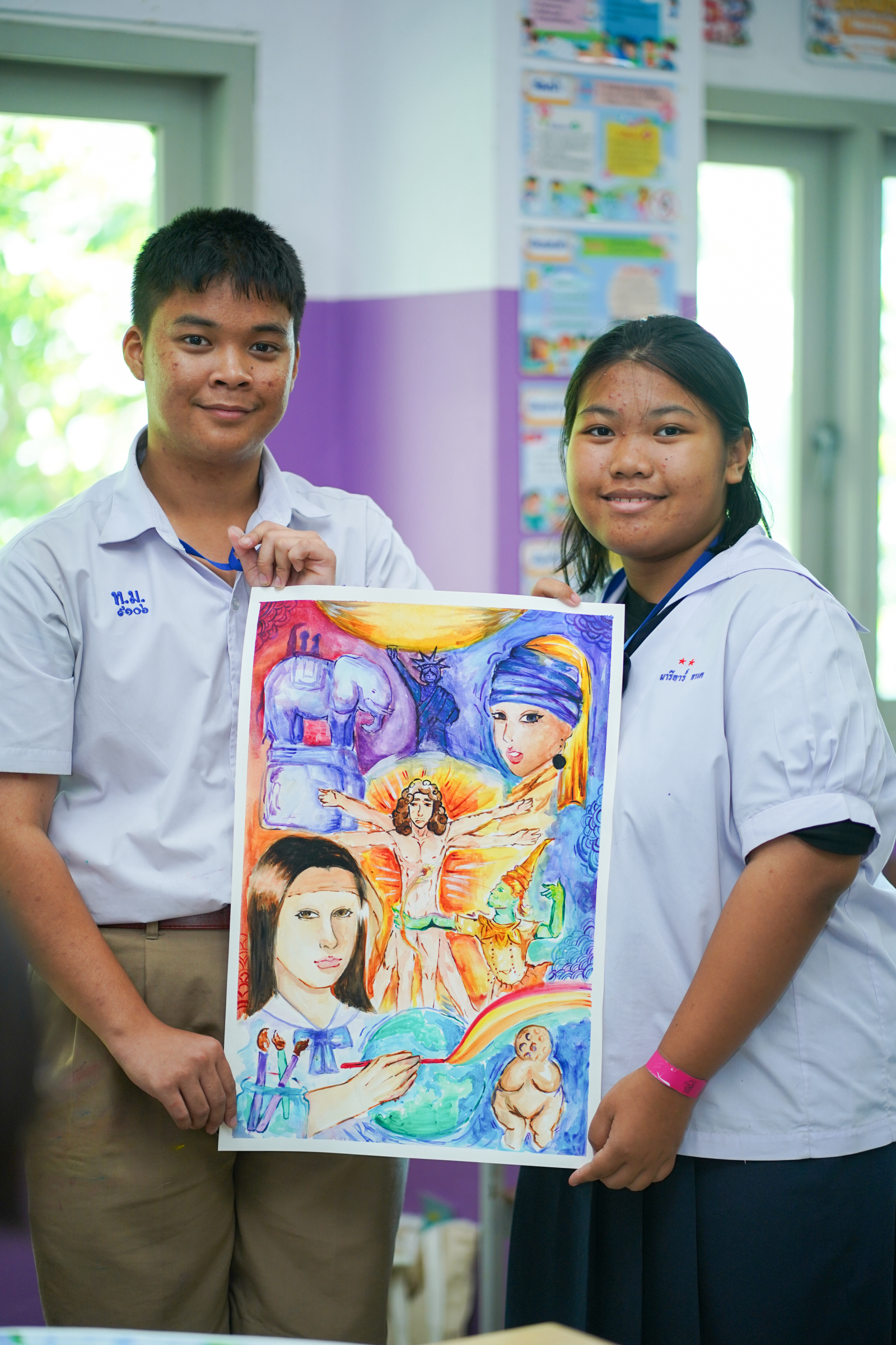 รวมภาพบรรยากาศวาดภาพระบายสี ทุกระดับชั้น (20/07/69)