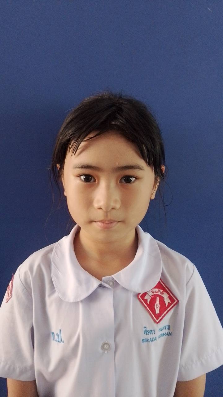 เด็กหญิงศิรดา คนหาญ